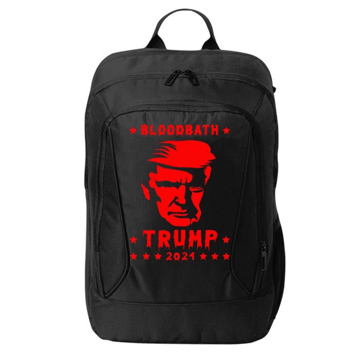 Bloodbath President Trump 2024 Election City Backpack