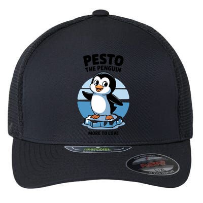 Baby Pesto The Penguin More To Love Absolute Unit Viral Meme Flexfit Unipanel Trucker Cap