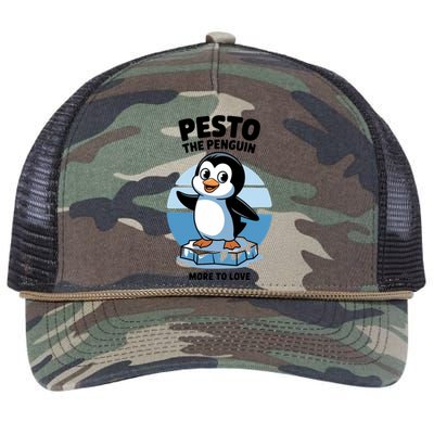 Baby Pesto The Penguin More To Love Absolute Unit Viral Meme Retro Rope Trucker Hat Cap