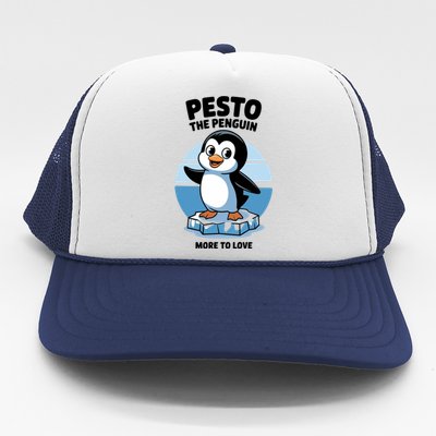 Baby Pesto The Penguin More To Love Absolute Unit Viral Meme Trucker Hat