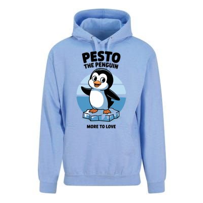 Baby Pesto The Penguin More To Love Absolute Unit Viral Meme Unisex Surf Hoodie