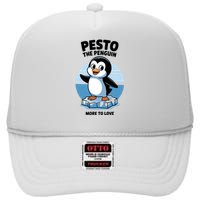 Baby Pesto The Penguin More To Love Absolute Unit Viral Meme High Crown Mesh Back Trucker Hat