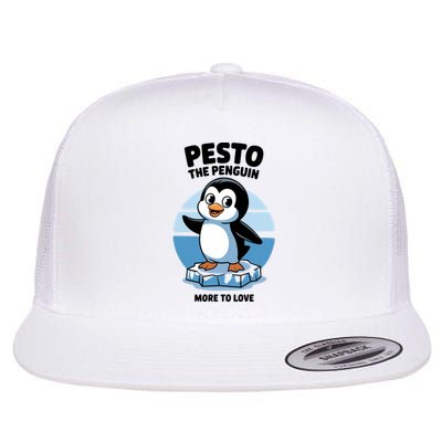 Baby Pesto The Penguin More To Love Absolute Unit Viral Meme Flat Bill Trucker Hat