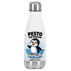 Baby Pesto The Penguin More To Love Absolute Unit Viral Meme Stainless Steel Insulated Water Bottle