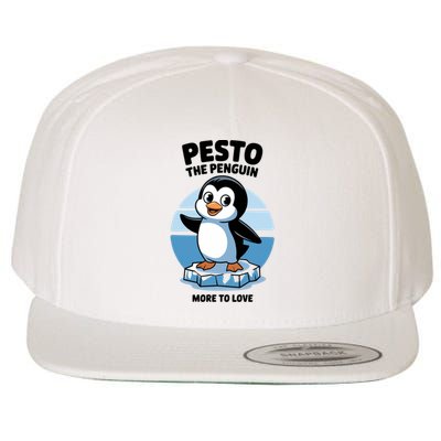 Baby Pesto The Penguin More To Love Absolute Unit Viral Meme Wool Snapback Cap