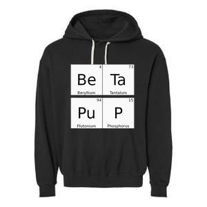 Bdsm Periodic Table Element Beta Pup Kink Roleplay Garment-Dyed Fleece Hoodie