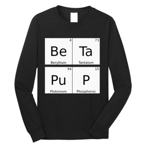 Bdsm Periodic Table Element Beta Pup Kink Roleplay Long Sleeve Shirt