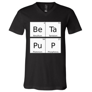 Bdsm Periodic Table Element Beta Pup Kink Roleplay V-Neck T-Shirt