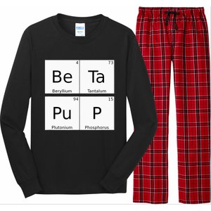 Bdsm Periodic Table Element Beta Pup Kink Roleplay Long Sleeve Pajama Set