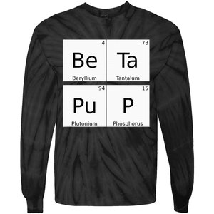 Bdsm Periodic Table Element Beta Pup Kink Roleplay Tie-Dye Long Sleeve Shirt