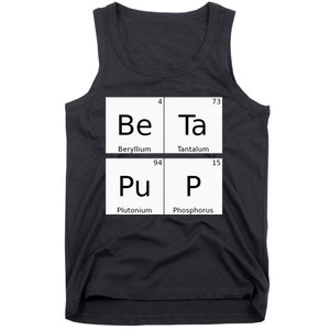 Bdsm Periodic Table Element Beta Pup Kink Roleplay Tank Top