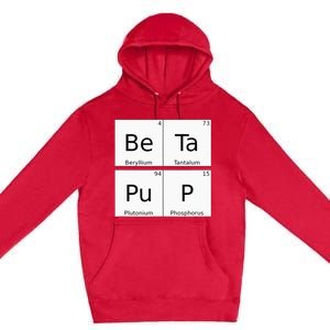 Bdsm Periodic Table Element Beta Pup Kink Roleplay Premium Pullover Hoodie