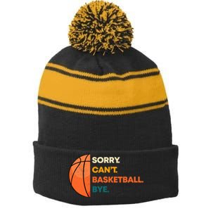 Basketball Player Team Sport Hoop Ball Game Guard Forward Stripe Pom Pom Beanie