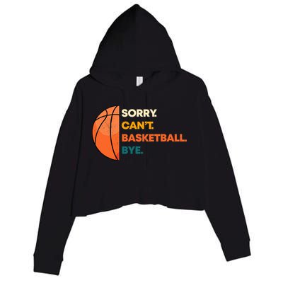 Basketball Player Team Sport Hoop Ball Game Guard Forward Crop Fleece Hoodie