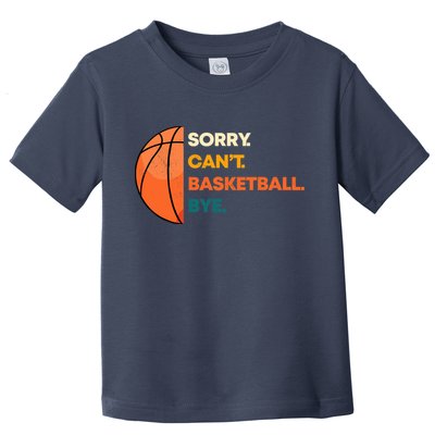 Basketball Player Team Sport Hoop Ball Game Guard Forward Toddler T-Shirt