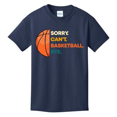 Basketball Player Team Sport Hoop Ball Game Guard Forward Kids T-Shirt