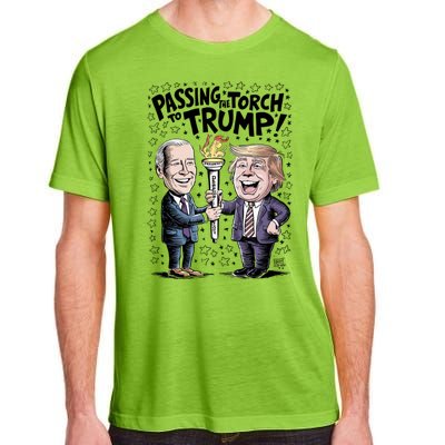 Biden Passing The Torch To Trump Adult ChromaSoft Performance T-Shirt