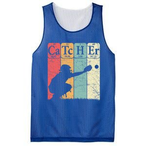 Baseball Periodic Table Elets Nerd Baseball Catcher Retro Gift Mesh Reversible Basketball Jersey Tank