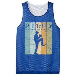 Baseball Periodic Table Elets Nerd Baseball Pitcher Retro Gift Mesh Reversible Basketball Jersey Tank