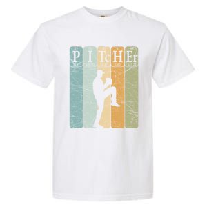 Baseball Periodic Table Elets Nerd Baseball Pitcher Retro Gift Garment-Dyed Heavyweight T-Shirt