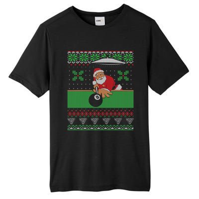 Billiards Pool Ugly Christmas Sweater Style Cute Gift Tall Fusion ChromaSoft Performance T-Shirt