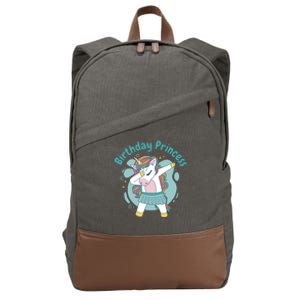 Birthday Princess Unicorn Cute Gift Cotton Canvas Backpack