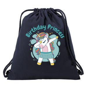 Birthday Princess Unicorn Cute Gift Drawstring Bag