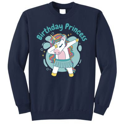 Birthday Princess Unicorn Cute Gift Tall Sweatshirt