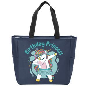 Birthday Princess Unicorn Cute Gift Zip Tote Bag