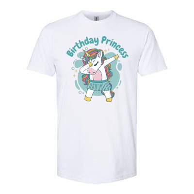 Birthday Princess Unicorn Cute Gift Softstyle® CVC T-Shirt