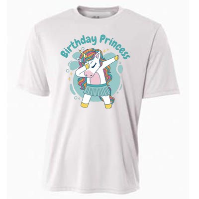 Birthday Princess Unicorn Cute Gift Cooling Performance Crew T-Shirt