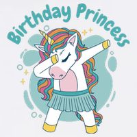 Birthday Princess Unicorn Cute Gift Apron
