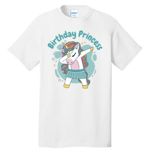 Birthday Princess Unicorn Cute Gift Tall T-Shirt