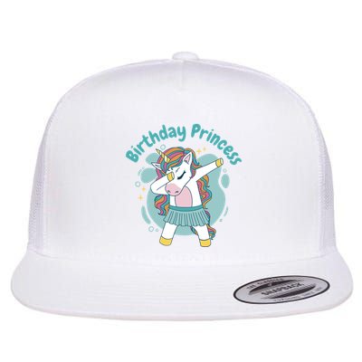 Birthday Princess Unicorn Cute Gift Flatbill Hat
