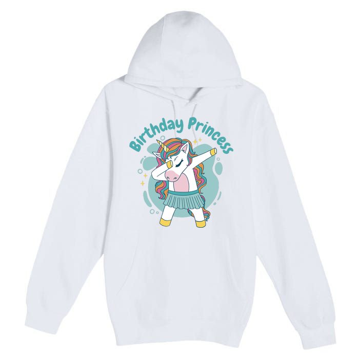 Birthday Princess Unicorn Cute Gift Premium Pullover Hoodie