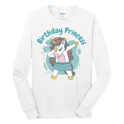 Birthday Princess Unicorn Cute Gift Tall Long Sleeve T-Shirt