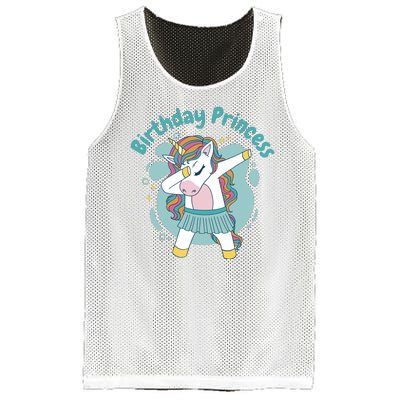 Birthday Princess Unicorn Cute Gift Mesh Reversible Basketball Jersey Tank