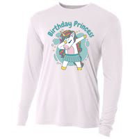 Birthday Princess Unicorn Cute Gift Cooling Performance Long Sleeve Crew