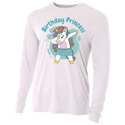 Birthday Princess Unicorn Cute Gift Cooling Performance Long Sleeve Crew