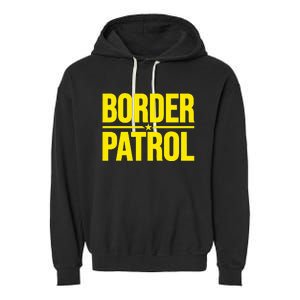 Border Patrol Uniform Halloween Costume Garment-Dyed Fleece Hoodie