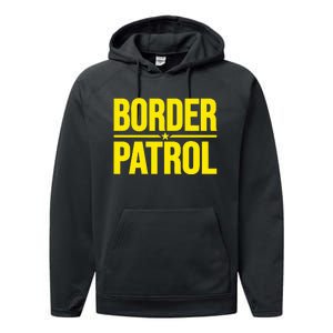 Border Patrol Uniform Halloween Costume Performance Fleece Hoodie