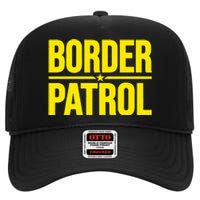 Border Patrol Uniform Halloween Costume High Crown Mesh Back Trucker Hat