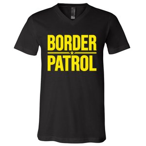 Border Patrol Uniform Halloween Costume V-Neck T-Shirt