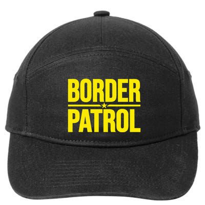 Border Patrol Uniform Halloween Costume 7-Panel Snapback Hat
