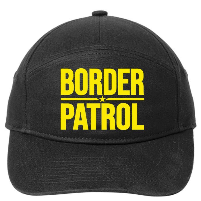 Border Patrol Uniform Halloween Costume 7-Panel Snapback Hat