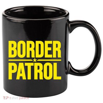 Border Patrol Uniform Halloween Costume 11oz C Handle Ceramic Mug