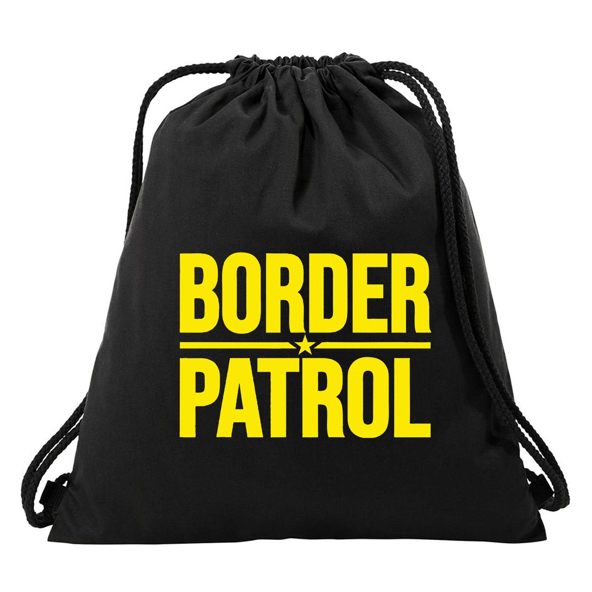 Border Patrol Uniform Halloween Costume Drawstring Bag