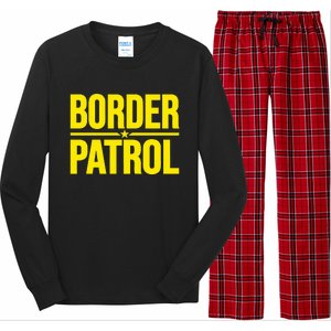 Border Patrol Uniform Halloween Costume Long Sleeve Pajama Set