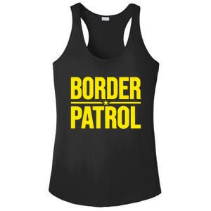 Border Patrol Uniform Halloween Costume Ladies PosiCharge Competitor Racerback Tank