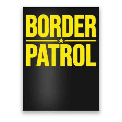 Border Patrol Uniform Halloween Costume Poster